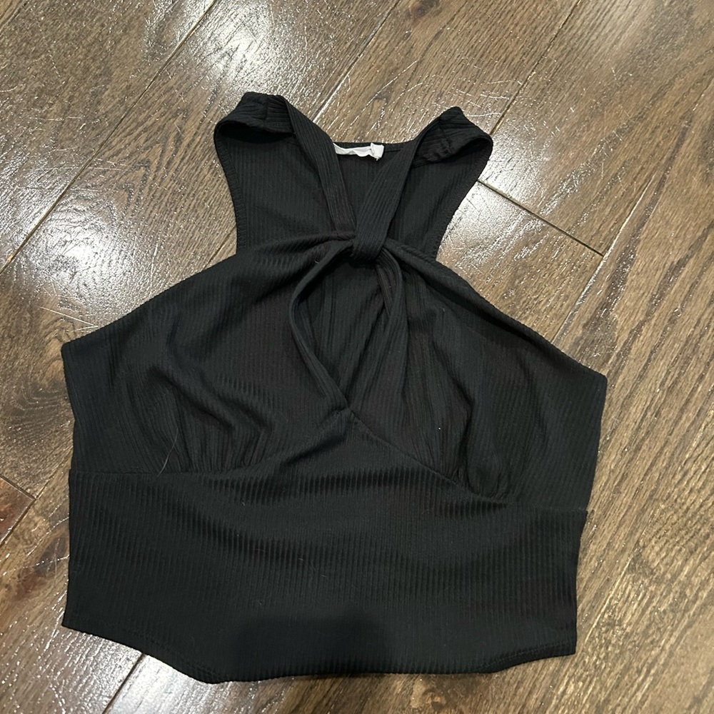Black Crop Top